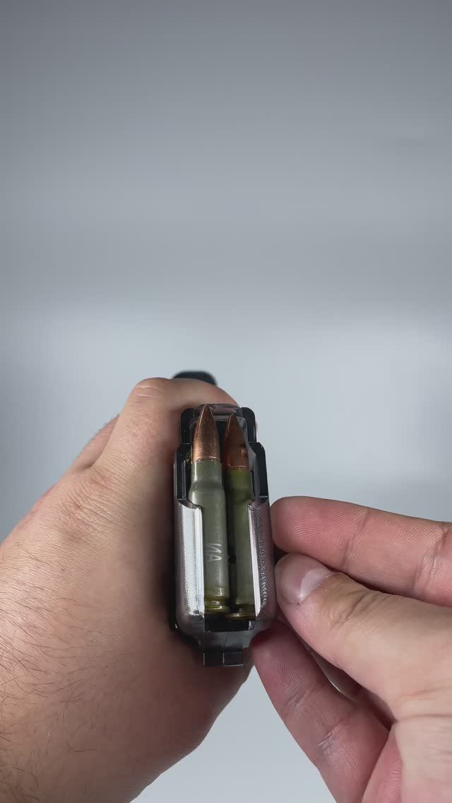 Магазин ВПО-136 АК 7.62 с сухарем на 30 патронов прозрачный