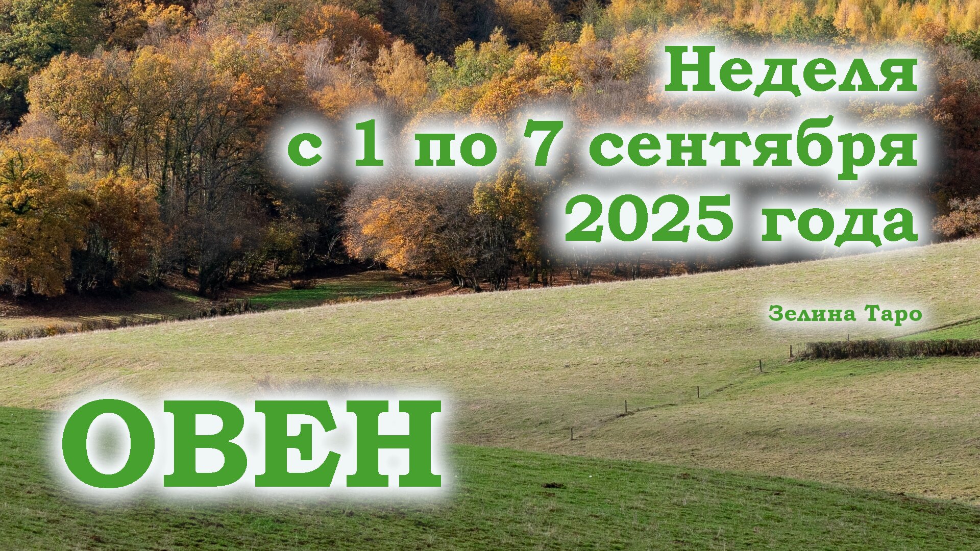 ОВЕН| Таро прогноз на неделю 1–7 сентября 2025 | Основные события, предостережение и совет