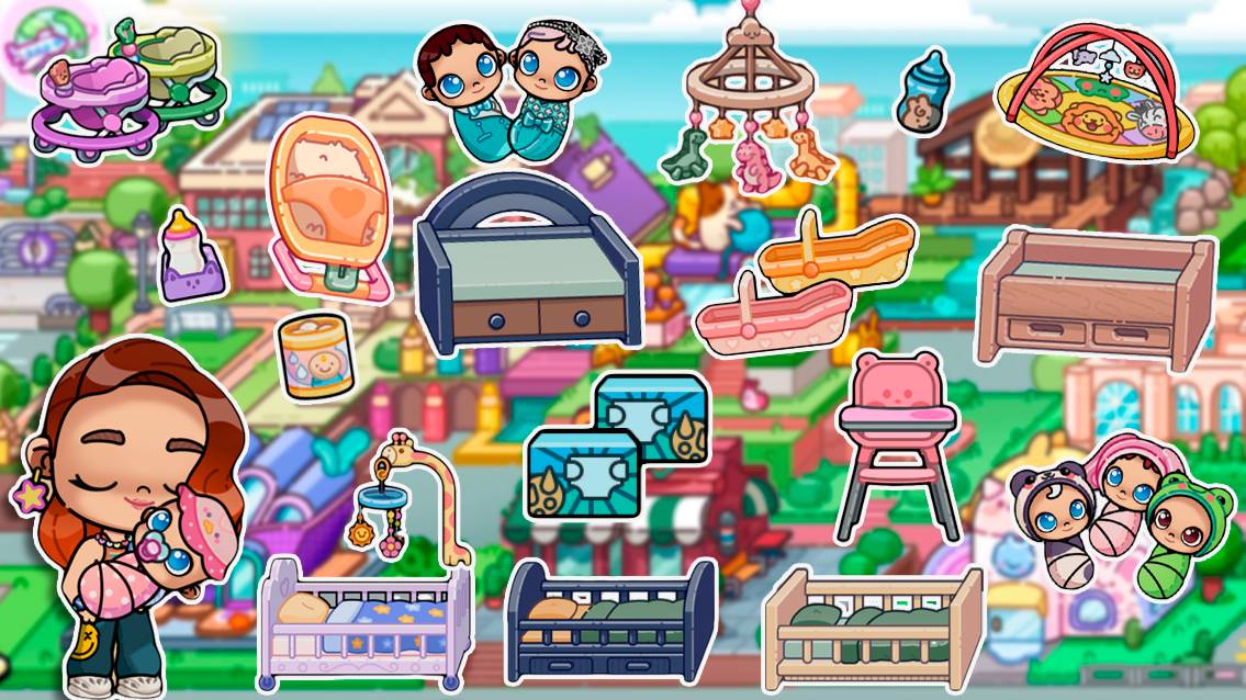 Где в Аватар Ворлд найти вещи для младенцев 🍼 Игра Аватар Ворлд смотреть онлайн