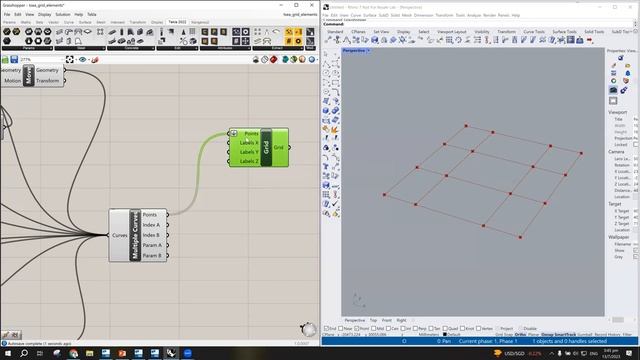 Tekla Grasshopper Live Link Grid Concrete And Steel