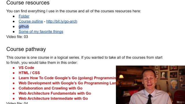 3. Course resources