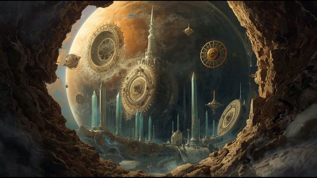 The Clockwork Planet-Core ⚙️ 2-Hour Mystical Mech Ambience ｜ Ancient Machine God ｜ Rotating Temples