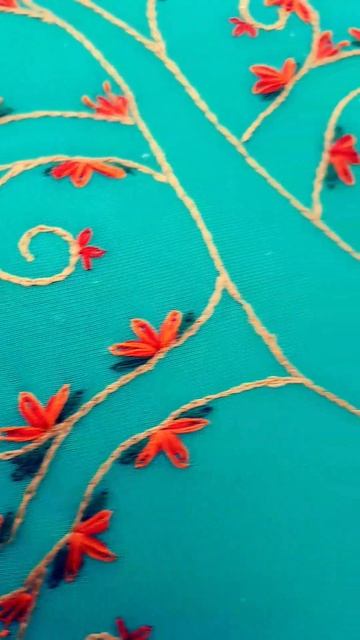 Пути нити. Вышивка подушки.