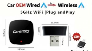 Беспроводной адаптер CarAiBOX CarPlay, купил себе на КИА СИИД. Рекомендую.