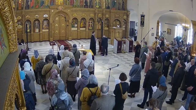 01.05.2024 Утреня Великого четверга в Феодоровском соборе смотреть онлайн