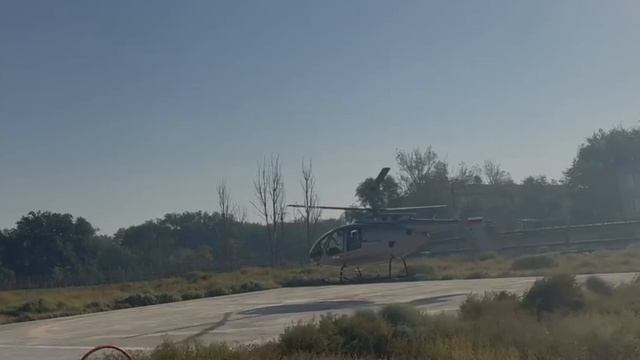 Первый подъем в воздух пятиместного вертолета АП-55.