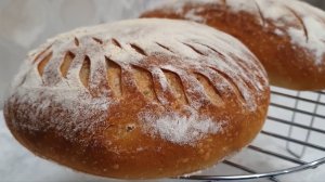 Хлеб на ржаной закваске.🌞