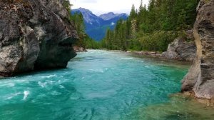 ✨Горная река в горах Канады