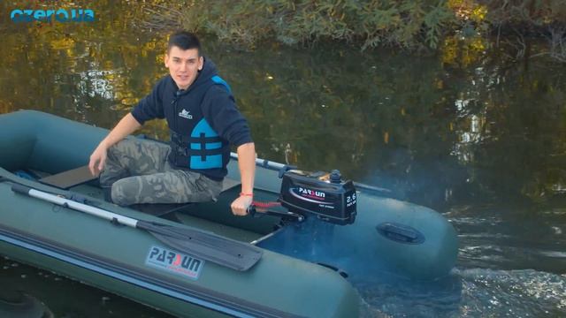 Лодочный мотор Parsun 2.6 ｜ Самый недорогой мотор для лодки ПВХ Parsun T2.6С BMS ｜ Тест на воде смотреть онлайн