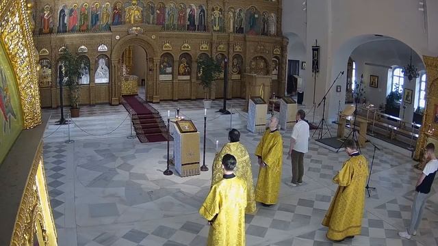 29.06.2024г. Всенощное бдение в Феодоровском соборе смотреть онлайн