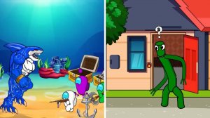 AMONG US. ЗАБАВНАЯ ИГРА.