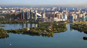 Красногорск с высоты птичьего полета. Август 2017 года