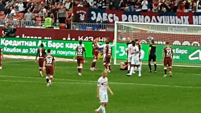 Столкновение у ворот Рубина. Рубин-Спартак. Ruslan Football Manager смотреть онлайн