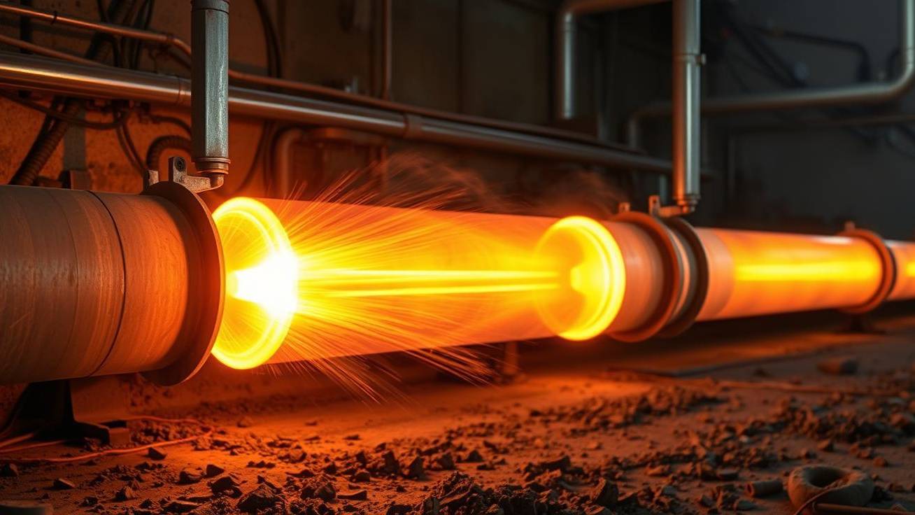 Индукционный нагрев трубопровода смотреть онлайн