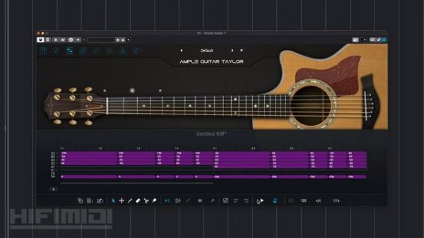 Programming Acoustic Guitar Strums in Riffer  Ample Sound