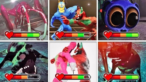 ВСЕ НОВЫЕ БОССЫ С ПОЛОСКАМИ ЖИЗНИ В Garten of Banban 8