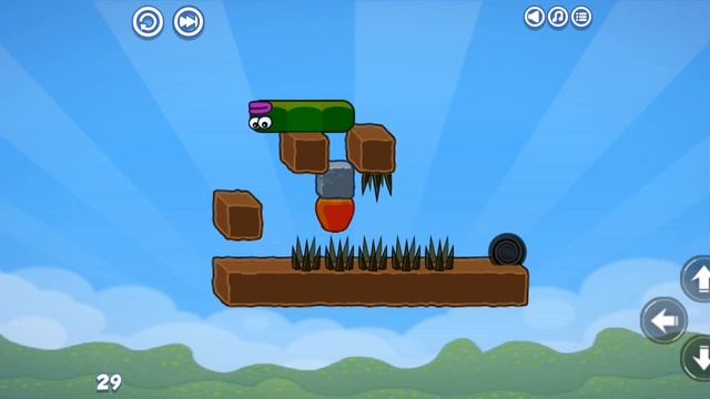 КАК ПРОЙТИ 29 УРОВЕНЬ В ИГРЕ APPLE WORM! смотреть онлайн