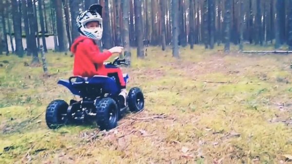 Детский ЭЛЕКТРОКВАДРОЦИКЛ APOLLO RFZ E-KITTY 1000 w Детский SPMOTORS ЭЛЕКТРОПРИВОД, ОБЗОР RFZ КЛИП