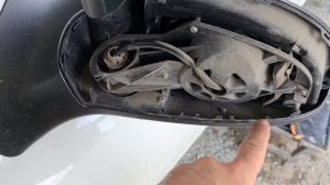 Как снял накладку зеркала Opel Astra H