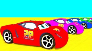 Цветные машинки, грузовик и супергерои. Мультики с песенками для детей. Мультфильмы про машинки.