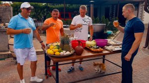 ТОМ-ЯМ на 40 ЛИТРОВ! В КАЗАНЕ во ДВОРЕ. Том-ЯМ по-кавказски