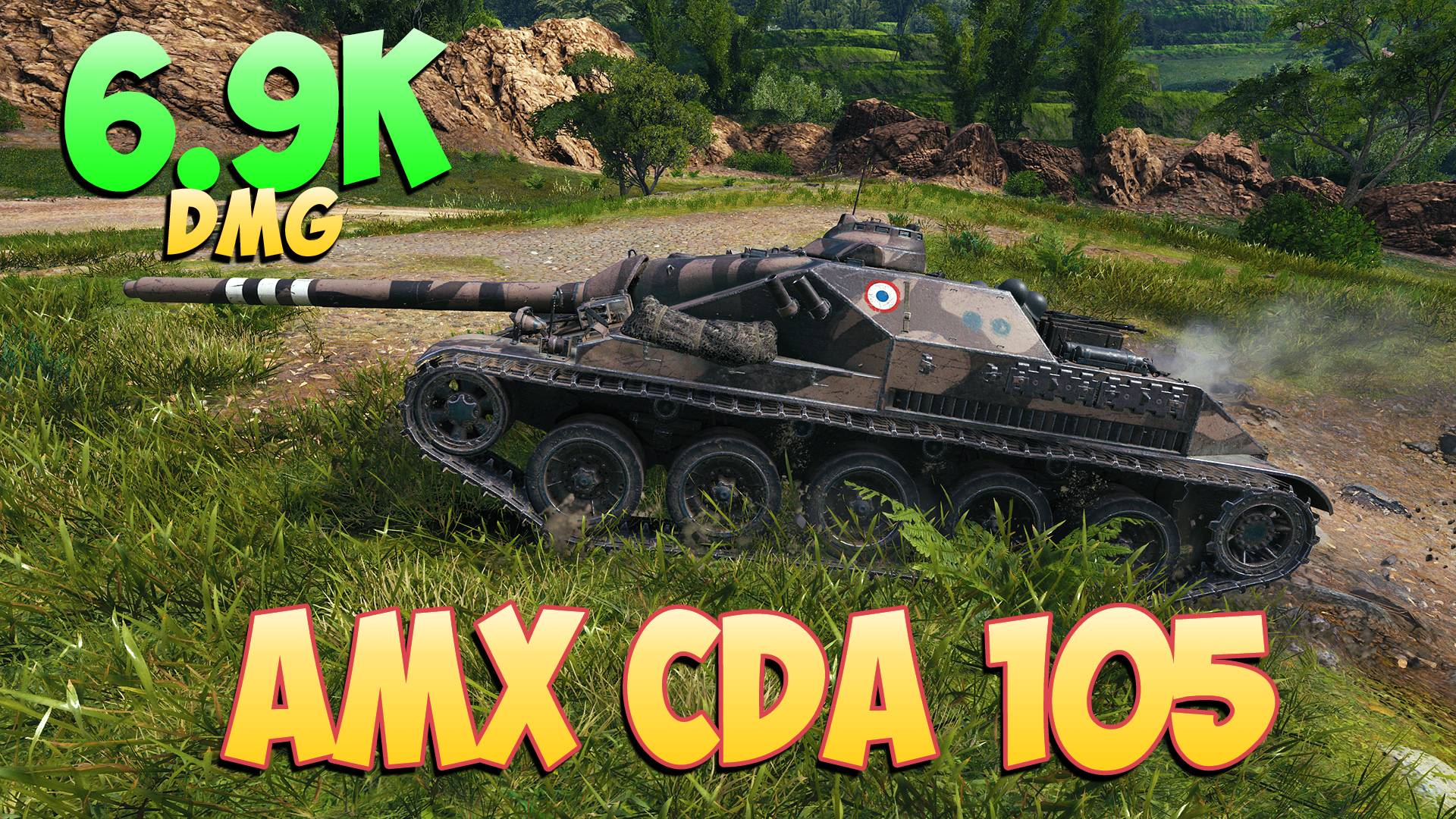 AMX Cda 105 • Все еще зверь! - 5 Фрагов 6.9K Урона • Мир Танков