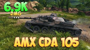 AMX Cda 105 • Все еще зверь! - 5 Фрагов 6.9K Урона • Мир Танков