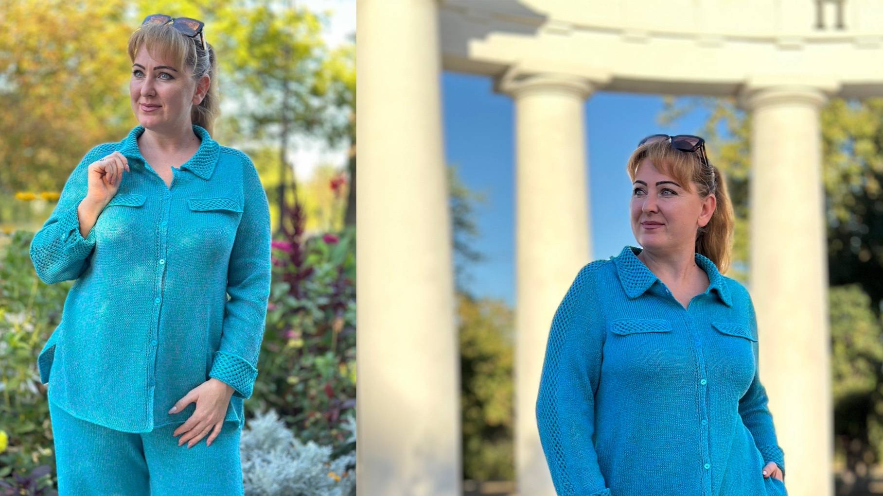 Рубашка Аквамарин