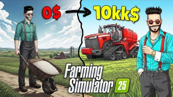 1 Часть 100 ДНЕЙ В FARMING SIMULATOR 25 НА МАКСИМАЛЬНОЙ СЛОЖНОСТИ: С НУЛЯ ДО ОГРОМНОЙ ИМПЕРИИ!