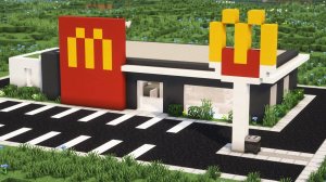 Макдональдс в майнкрафте.