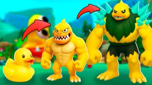 Быстрая прокачка в Эволюции от Брейнрот до утки в Duck Evolution Роблокс !