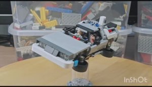 Lego Назад в будущее Делориан подробная инструкция лего