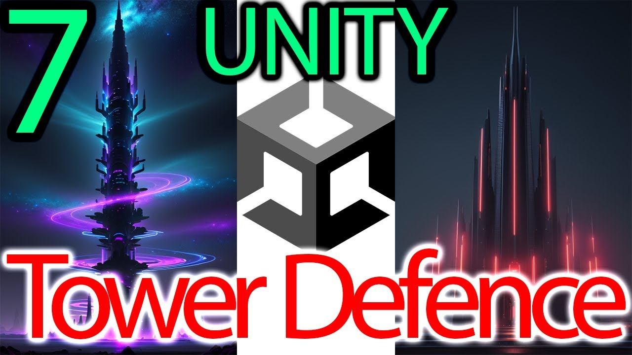 Массовый(аое) урон в unity, создаем tower defence смотреть онлайн