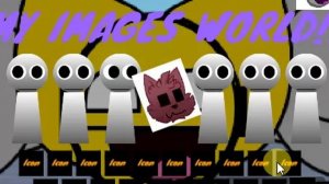 Обзор на мой мод "Sprunki 1996 but my images (UNFINISHED)"