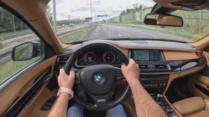 BMW 730d F01 Facelift [6-цилиндров turbocharged diesel 3.0 л. 258 л.с.] POV Test Drive