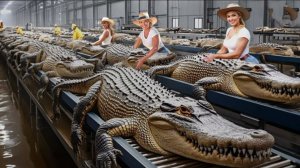 А вы знали, как выращивают миллионы крокодилов ради мяса и кожи?