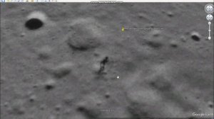 Тень пришельца или человека на Луне