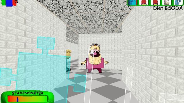 Endless Mode Large Schoolhouse 12 Notebooks. Baldi's Basics Plus V0.11 смотреть онлайн