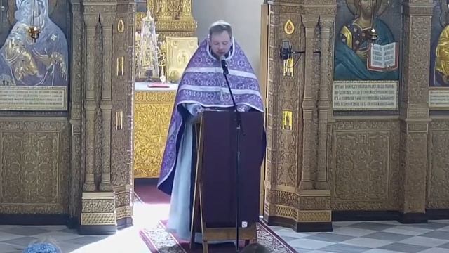 Третье предсказание о страстях. Проповедь иерея Вячеслава Завального смотреть онлайн