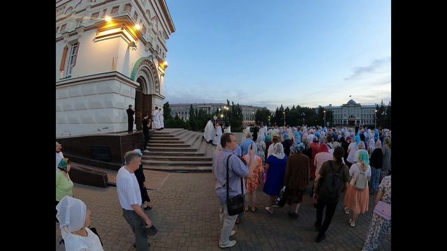 ПОСЕЩЕНИЕ ХРАМОВ ОМСКА.Всенощное бдение с Чином погребенья Божией Матери. смотреть онлайн