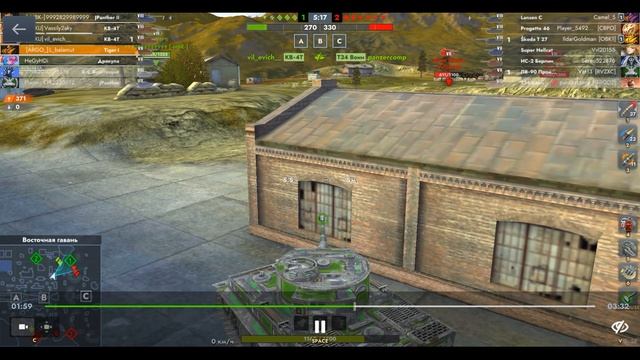 Tiger I, Восточная гавань, 26.08.2025 19-51, Mad Games, превосходство