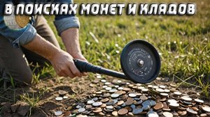 0702 / По полям в поисках монет и кладов: монеты, серебро, старина / Коп монет с XP Deus 2