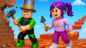 Я все сломаю! Я все починю! Папа и дочка играют в Роблокс симулятор побега только вдвоем!