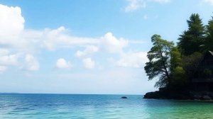 Звук природы. Природа. Море. Звук волн моря на берегу у кромки леса