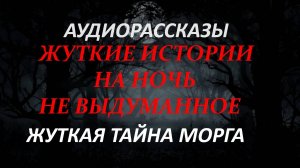 СТРАШНЫЕ РАССКАЗЫ НА НОЧЬ-ЖУТКАЯ ТАЙНА МОРГА