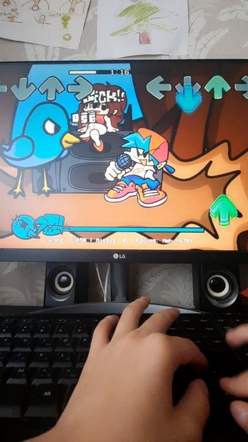 фрайднайт пранкин фнф против птички ларри смотреть онлайн