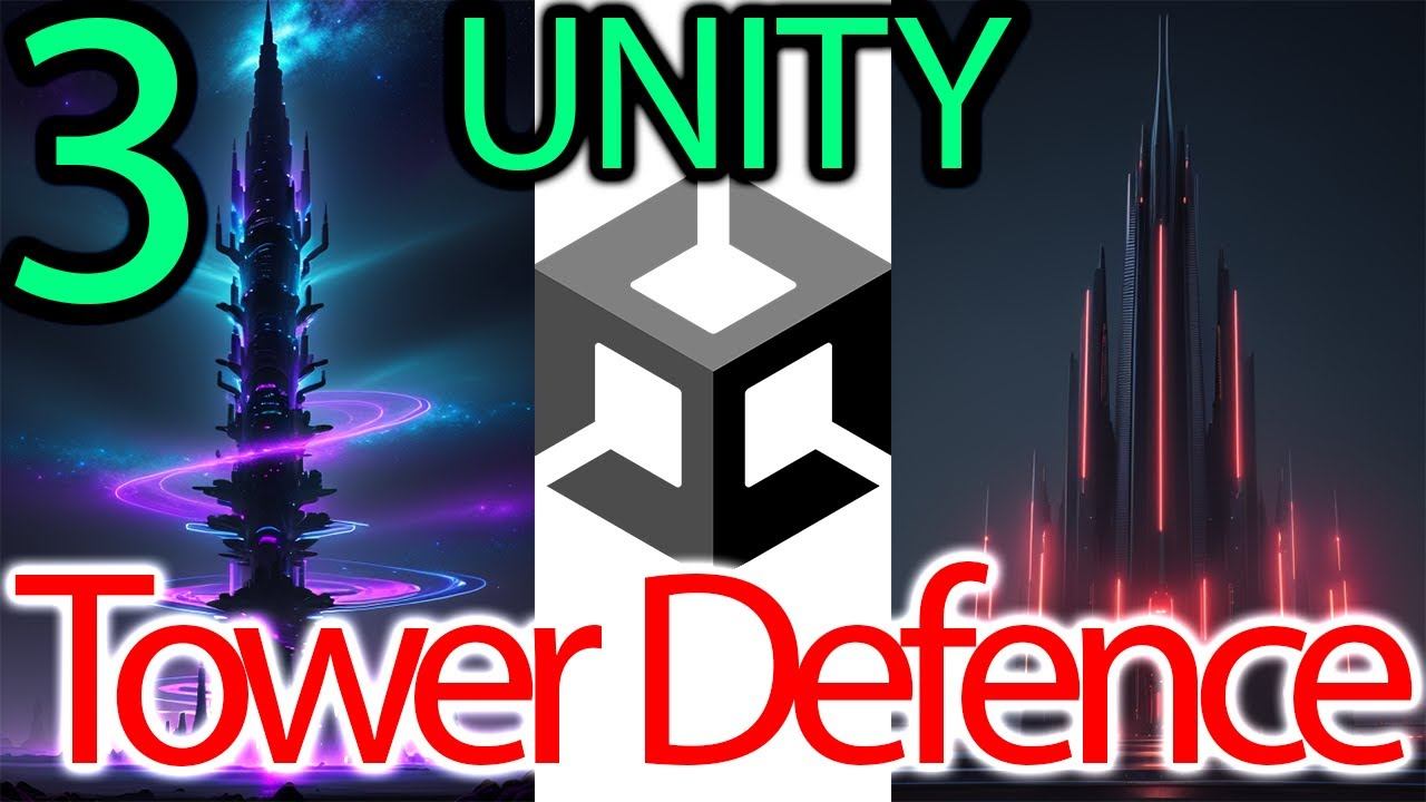 Как сделать tower defence unity, наводим тавера на монстров и стреляем, 3 часть смотреть онлайн