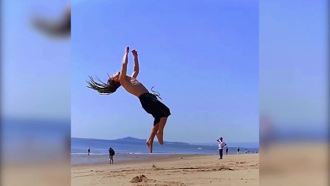 Метр трикинг на Пляже