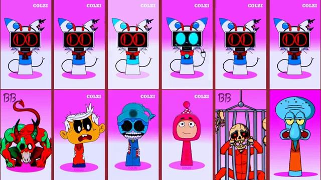 Incredibox Sprunki OC Phases || Подборка битв пар Sprunki смотреть онлайн