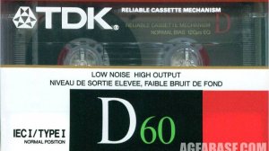 Кассета TDK D 1988
